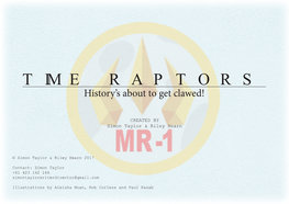 TIME RAPTORS History’S About to Get Clawed!