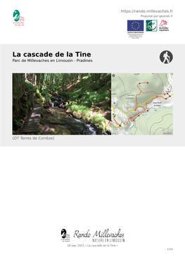 La Cascade De La Tine Parc De Millevaches En Limousin - Pradines