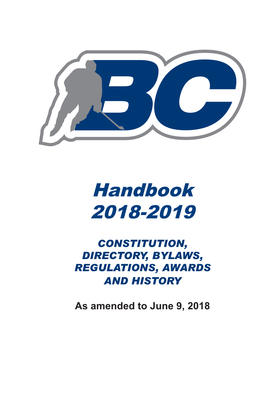 Handbook 2018-2019