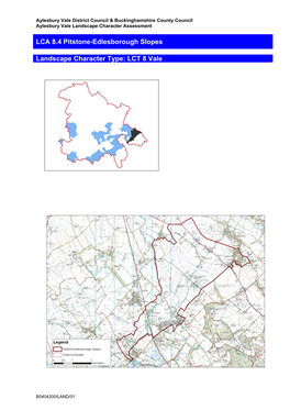 LCA 8.4 Pitstone-Edlesborough Slopes Landscape Character Type