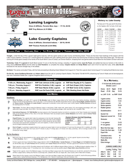 Lake County Captains Lansing Lugnuts