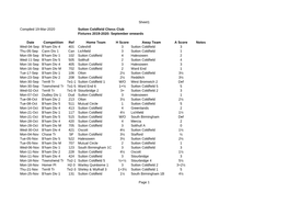 Sheet1 Page 1 Compiled 19-Mar-2020 Sutton Coldfield