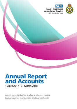 Annual Report and Accounts 1 April 2017 - 31 March 2018