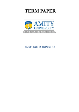 The Hotel Industry Profile