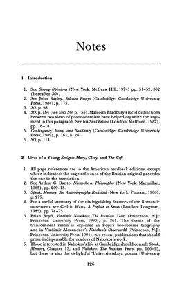 1. See Strong Opinions (New York: Mcgraw Hill, 1974) Pp. 51-52, 302 (Hereafter SO)