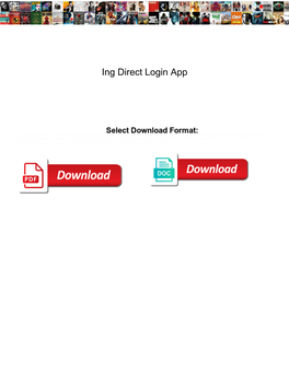 Ing Direct Login App
