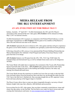 See Press Release
