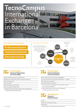 Tecnocampus International Exchange in Barcelona