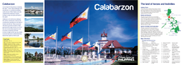 The Land of Heroes and Festivities Calabarzon