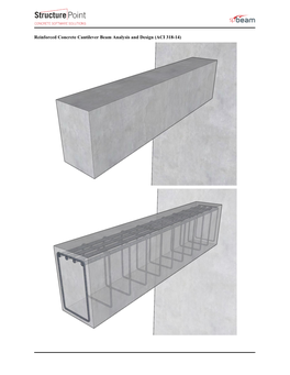 Reinforced Concrete Cantilever Beam Analysis and Design (ACI 318-14)