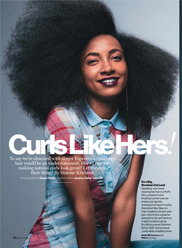 Esperanza Spalding on Her Curls, Glamour