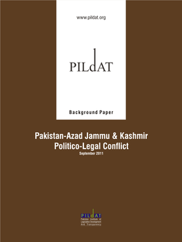 Pakistan-Azad Jammu and Kashmir Politico-Legal Conflict Sep 2011