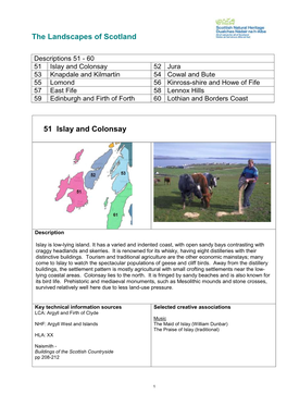 The Landscapes of Scotland 51 Islay and Colonsay