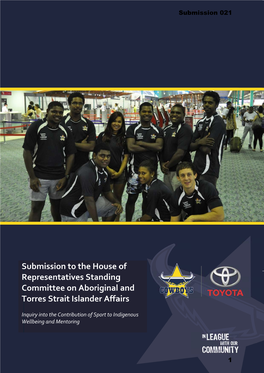 North Queensland Toyota Cowboys (PDF 1175KB)