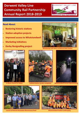 Derwent Valley Line Community Rail Partnership Annual Report 2018-2019