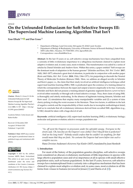 On the Unfounded Enthusiasm for Soft Selective Sweeps III: the Supervised Machine Learning Algorithm That Isn’T