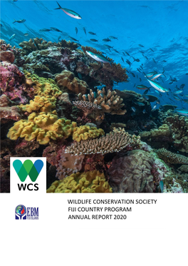 Wildlife Conservation Society Fiji Country Program Annual Report 2020