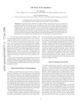 Arxiv:Quant-Ph/0101077 V1 17 Jan 2001 His Get When Rect W Y B Mals.” Cup of Ab of Miliar