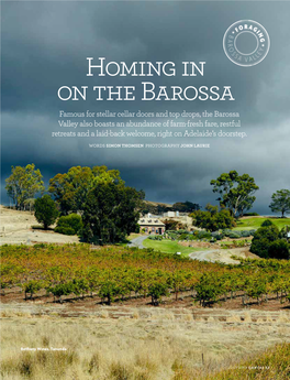Homing in on the Barossa