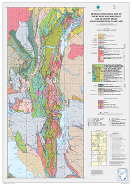 Bedrock Geological Map of the Mt Read Volcanics Belt