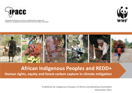 African Indigenous Peoples and REDD+ Human Rights, Equity and Forest Carbon Capture in Climate Mitigation