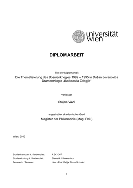 Diplomarbeit