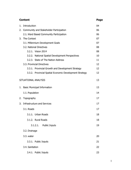 Integrated Development Plan (IDP)