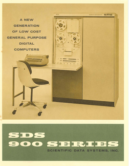 SDS 900 Series, 1962