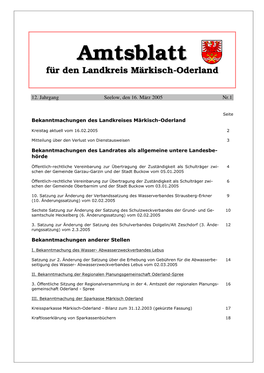 Amtsblatt Nr.1 Aus 2005