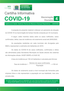 Cartilha Informativa COVID-19