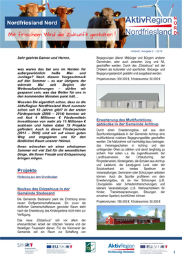 Infobrief Aktivregion Nordfriesland