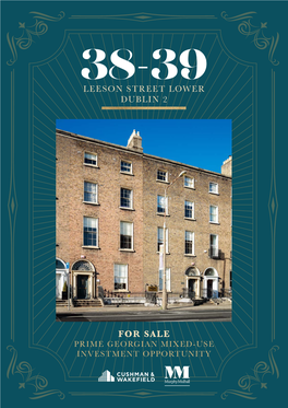 For Sale Prime Georgian Mixed-Use Investment Opportunity 38-39 Leeson Street Lower