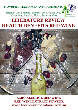 Literature Review Zero Alcohol Red Wine
