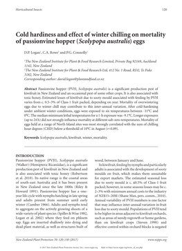 Scolypopa Australis) Eggs