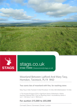 Stags.Co.Uk 01566 774999 | Launceston@Stags.Co.Uk