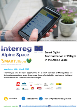 Smart Digital Transformation of Villages in the Alpine Space