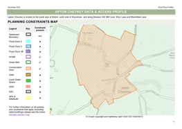 Upton Cheyney Data & Access Profile