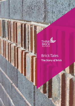 Brick Tales the Story of Brick Table of Contents