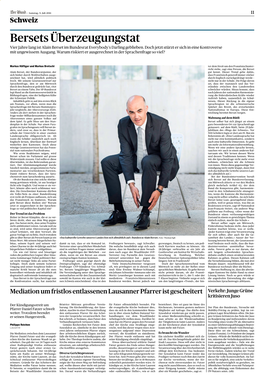 Bersets Überzeugungstat Vier Jahre Lang Ist Alain Berset Im Bundesrat Everybody’S Darling Geblieben