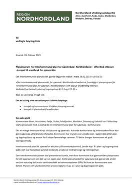 Høyringsbrev Planprogram.Pdf