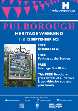 Pulborough Heritage Weekend Programme 2021