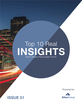 Top 10 Real INSIGHTS 2020 Ottawa Real Estate Forum