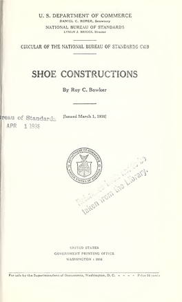 Shoe Constructions