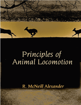 Alexander 2013 Principles-Of-Animal-Locomotion.Pdf