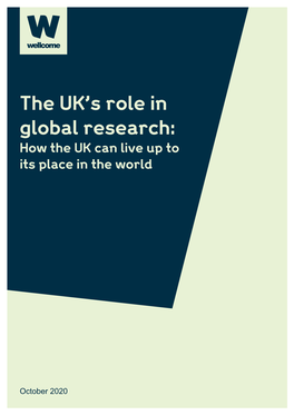 The UK's Role in Global Research