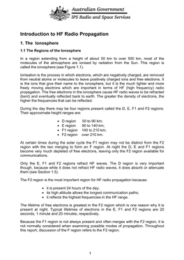 HF Radio Propagation