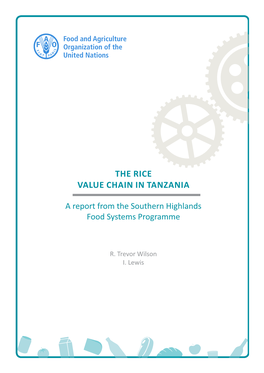 The RICE Value Chain in Tanzania