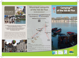 Camping** of the Val De Flux at the Heart of of the Val De Flux 45190 BEAUGENCY the Val De Loire