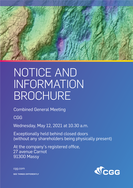 Notice and Information Brochure