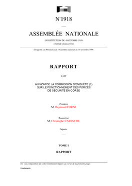 N°1918 Assemblée Nationale